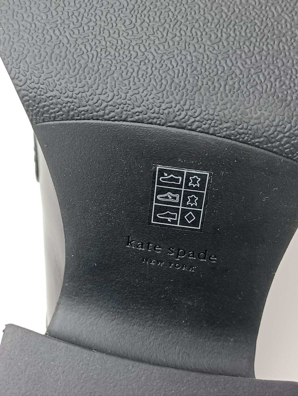 Kate Spade Blake Platform Mule Loafers Shoe Size 8.5 B Women Leather In Black - Picture 7 of 15